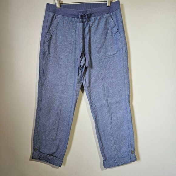 Talbots Pants - Talbots Heathered Blue Joggers